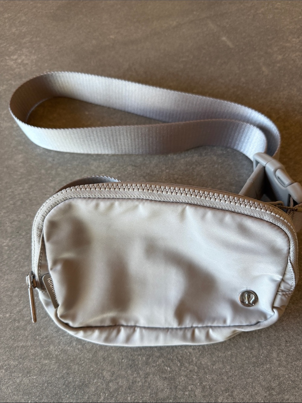 lululemon athletica Light Gray Crossbody Bag